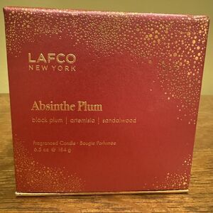 NEW LAFCO NY Absinthe Plum Luxury Candle 6.5 oz Fragranced Holiday 2024 UNSEALED